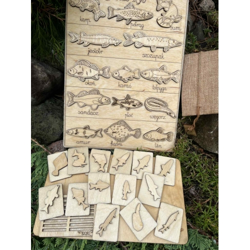 Drewniana układanka 